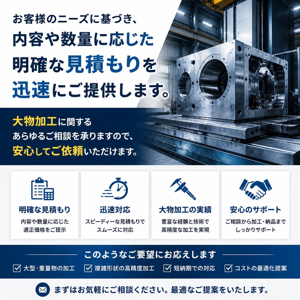 迅速・明確な見積もり