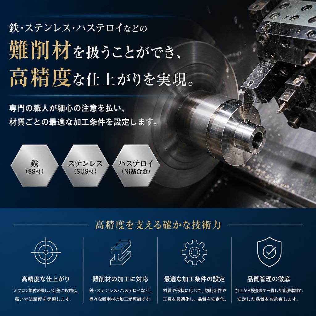 難削材への挑戦